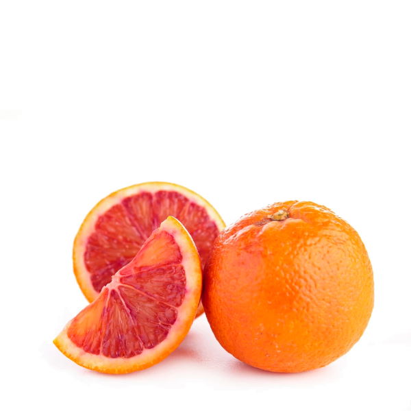 Fresh blood oranges from the USA in a 1 kg pack, showcasing vibrant orange-red citrus fruit with textured skin.