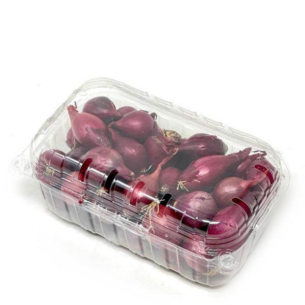 Red Pearl onions from Holland, 0.5 kg pack, fresh vegetable with vibrant red skins and round shape, suitable for cooking and salads.