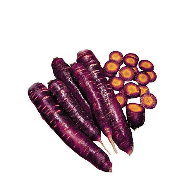 Fresh Holland purple carrots, violet-colored vegetables in a 1 kg pack, showcasing vibrant, crunchy roots ready for cooking or snacking.