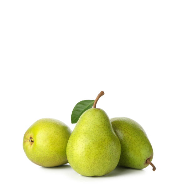 Fresh Vermont Beauty pears from Sharbatly, 1 kg pack, showcasing ripe, juicy fruit with smooth green skin.