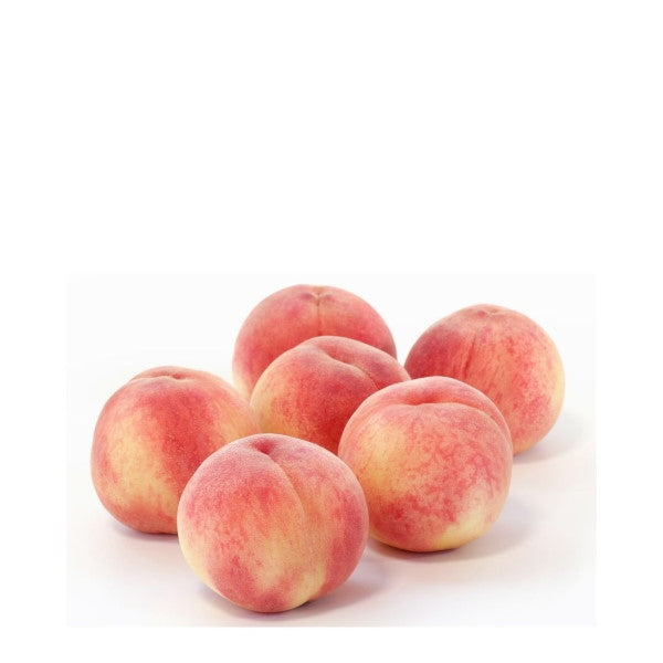 Fresh white peaches from Sharbatly, 1 kg pack, showcasing ripe, juicy fruit with smooth skin and vibrant color.