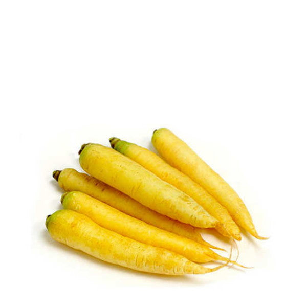Fresh yellow carrots from Holland in a 1 kg pack, showcasing vibrant, crisp vegetables ideal for healthy cooking and snacking.